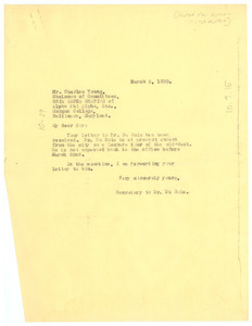 Letter from unidentified correspondent to Alpha Phi Alpha, Beta Alpha ...