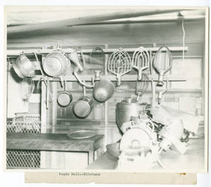 Woods Hall Kitchen, 1943