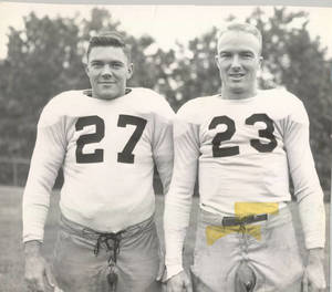 Football Players Norman Morris and Harold Kenyon, 1955-1956