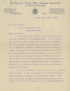 Letter from Thomas D. Patton to Frank N. Seerley (May 29, 1908)