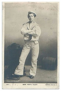 Miss Vesta Tilley in Sailor Costume