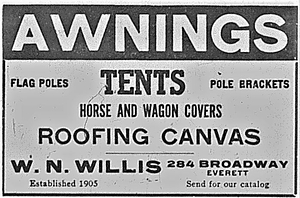 Awnings and tents - W.N. Willis