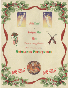 Christmas and New Year poster by Veteranos Portugueses