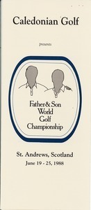 Caledonian Golf Father and Son World Golf Championship brochure