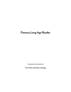 Famous Long Ago Reader
