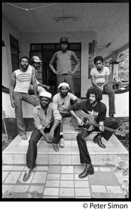 Chalice (Reggae band): group shot on the porch of a house - Digital ...