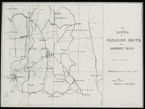 A system of pleasure drives about Amherst (map)