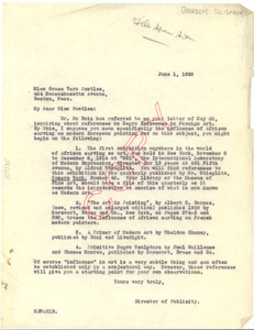 Letter from the NAACP to Grace Vera Postles
