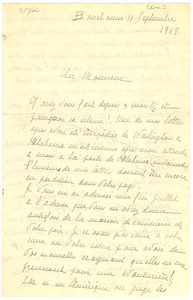 Letter from Edith Charlou to Clarence A. Guillot