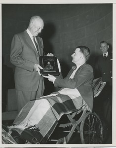 President Eisenhower presenting an award