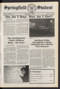 The Springfield Student (vol. 108, no. 19) Apr. 7, 1994