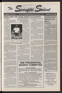 The Springfield Student (vol. 112, no. 15) Feb. 20, 1998
