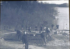 Preparing the Boathouse Grounds, 1901