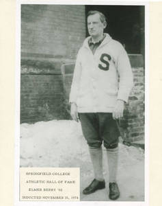Elmer Berry Standing in Snow
