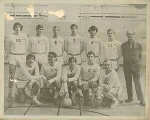 1971-1972 Men's Volleyball Team at Springfield College
