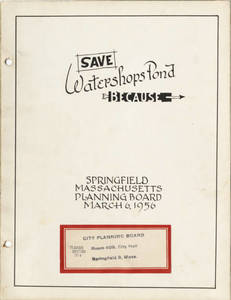 Save Watershops Pond Because...(1956)