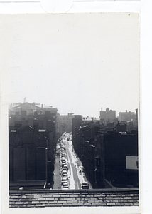 Hancock Street seen from atop the First Harrison Gray Otis House roof, distant view