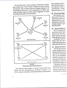 Correspondence: Photocopy of DYNAC earth station description.