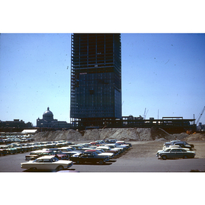 Prudential Tower under construction