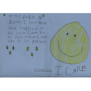 Letter from a Murphy Elementary School student (Richmond, California)