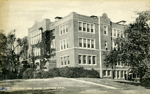 A Post Card Picture of Winthrop High School.