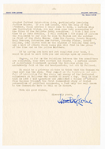 Letter from Isaac Don Levine to Francis Russell, January 6, 1961