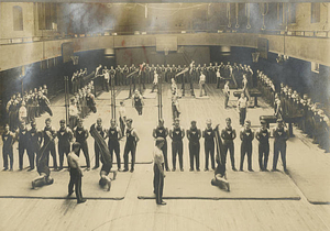 Springfield College Gymnasts in West Gymnasium