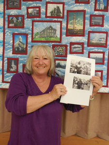 Linda Higgins at the Provincetown Mass. Memories Road Show