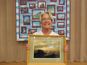 Priscilla Jackett at the Provincetown Mass. Memories Road Show