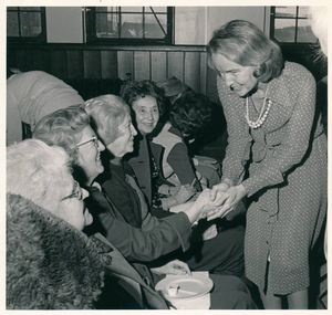 Mrs. White visits Senior Center