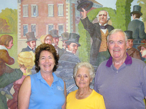 Kathy Ciman, Betty Countie and Bill Countie at the Danvers Mass. Memories Road Show