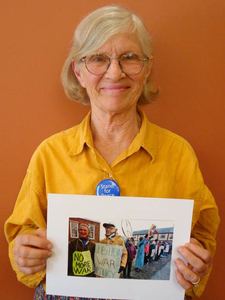 Joyce Johnson at the Falmouth Mass. Memories Road Show