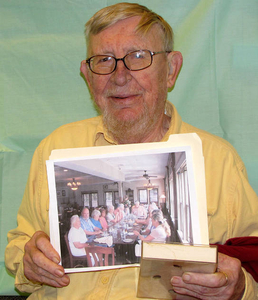 Henry Milliken, Jr. at the Duxbury Mass. Memories Road Show