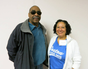 James Philip and Maritza Agrait at the Boston Teachers Union Digitizing Day