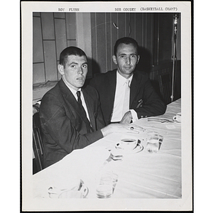 Roy Flynn and Bob Cousey at the Father and Son Supper