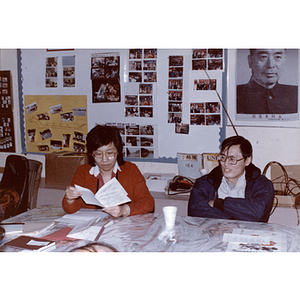 Citizenship class held by the Chinese Progressive Association