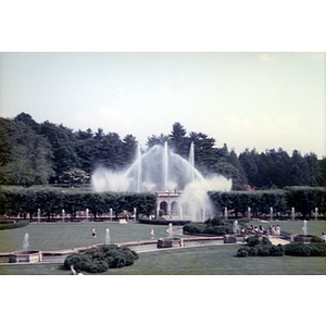 Main Fountain Garden seen in Philadelphia's Longwood Gardens