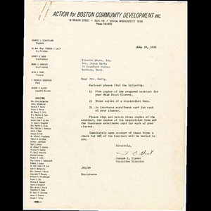 Letter from Joseph Slavet of Action for Boston Community Development Inc. to Joyce Harby of Freedom House, Inc.