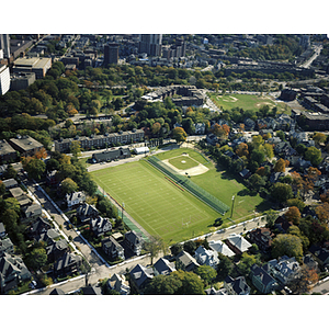 Aerial view of Parsons Field