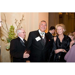 Guests at President Aoun's inauguration celebration at the Museum of Fine Arts