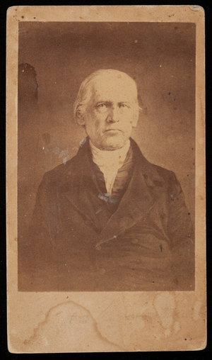 Studio portrait of unidentified man, Boston, Mass., undated