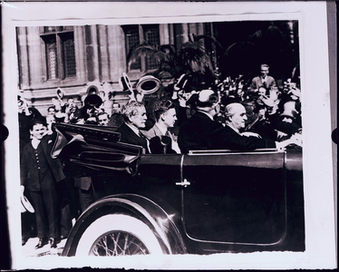 Charles Lindbergh at the parade in his honor, Boston, Mass., 22 July 1927