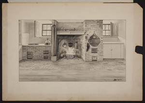 Basement kitchen, No. 2 Chestnut Street, Salem, Mass., ca. 1915