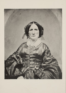 Half-length portrait of Susannah Mary Currier Fowler, facing front, location unknown, July 1862