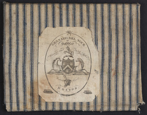 Label for Gennaro Del Noce, saddler, harness and trunk maker, 73 Court Street, Boston, Mass., undated
