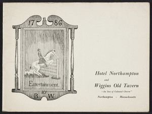 Brochure for The Hotel Northampton and Wiggins Old Tavern, Northampton, Mass., undated