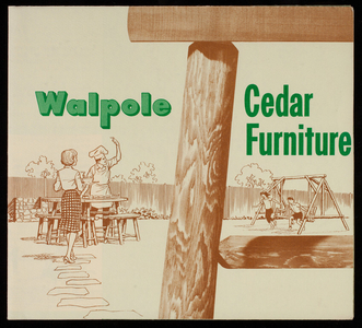 Walpole cedar furniture, Walpole Woodworkers, Inc., Walpole, Mass.
