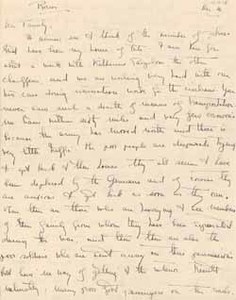 Letter from Eleanor "Nora" Saltonstall to her family, 16 December 1918