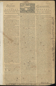 The Boston-Gazette, and Country Journal, 23 February 1767