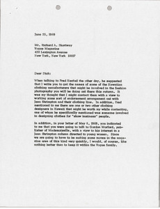 Letter from Mark H. McCormack to Richard A. Shortway